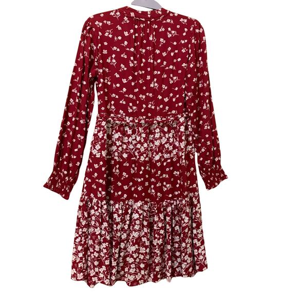 FAT FACE LEXI Poppy Meadow Dress Scarlet Red USA Sz 2 NWT - Picture 10 of 11